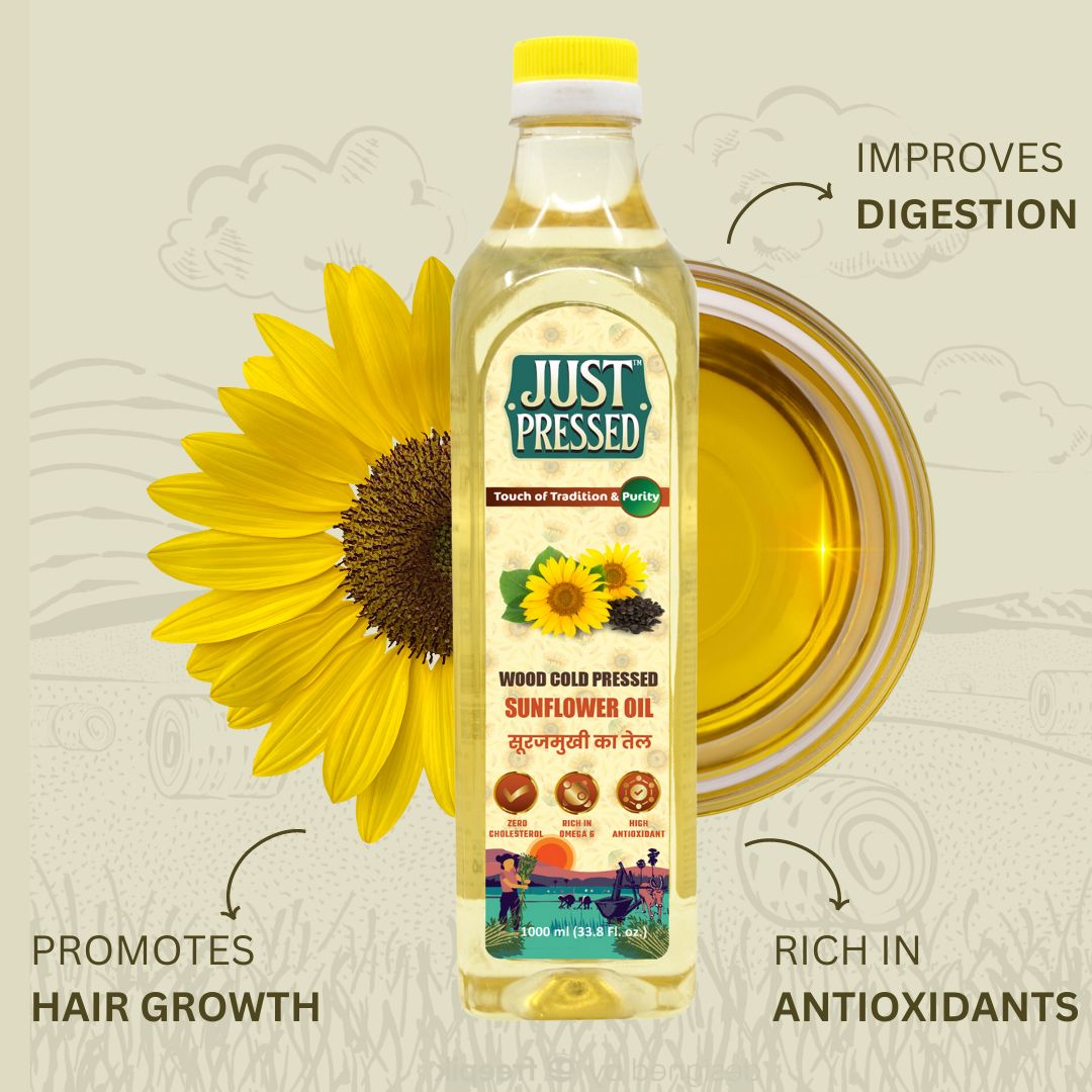 Sunflower Wood Cold Pressed Oil Just Pressed